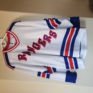 Vintage New York Rangers Hockey CCM NHL Jersey White 1990's Men's Size M
